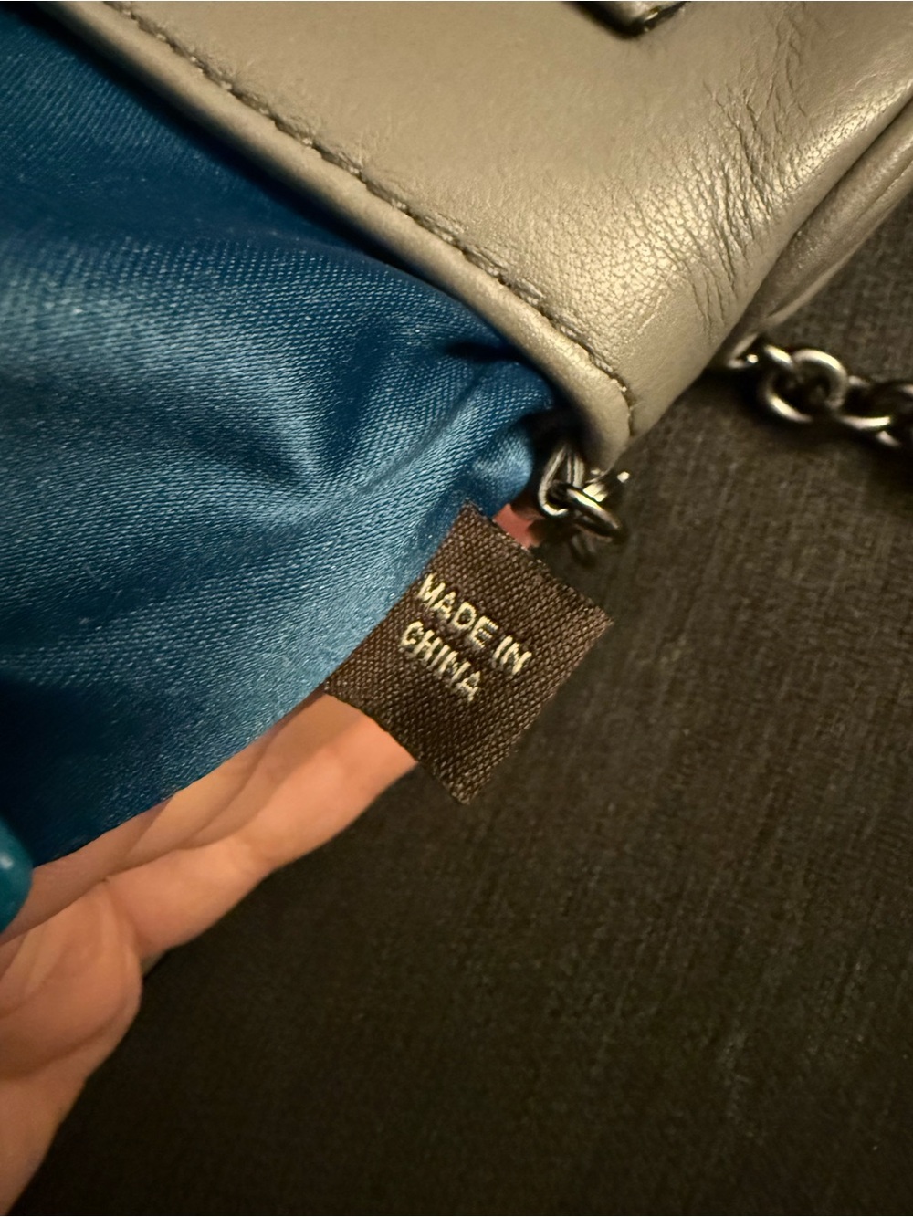 Coach Kristin Spectator Leather Crossbody 46004 Gunmetal Hardware - Picture 8 of 12